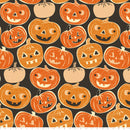 Spooktacular PWMA006.XBLACK Pumpkintopia by Maude Asbury for Free Spirit