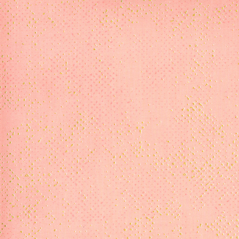 Spotted Metallic 1660-142M Bubblegum by Zen Chic for Moda