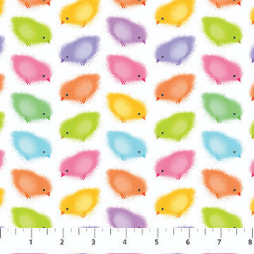 Spring Chickens 10229-10 Feeding Frenzy Multi by Patrick Lose of Patrick Lose Fabrics