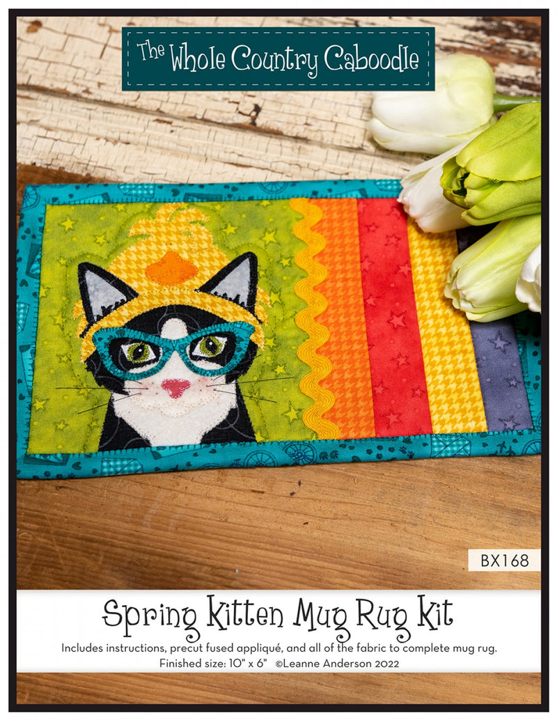 Spring Kitten Mug Rug Kit