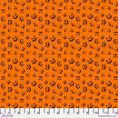 Storybook Halloween PWRH068.ORANGE Jack-O-Lantern by Rachel Hauer for Free Spirit