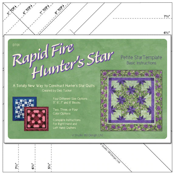 Studio 180 Rapid Fire Hunter's Star - Petite Ruler