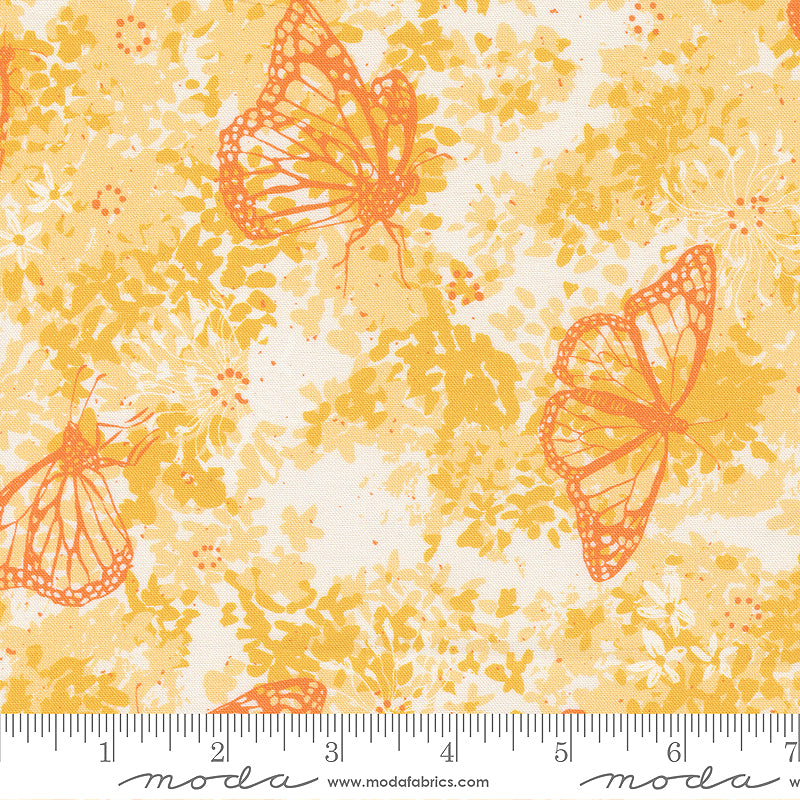 Sundance 11903-11 Milkweed Monarchs by Crystal Manning for Moda