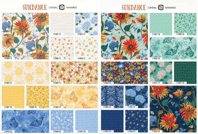 Sundance Fat Quarter Bundle 11900AB by Crystal Manning for Moda