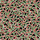 Sweet Holidays 12786-99 Candy Cane Bonanza Multi by Greta Lynn for Kanvas with Benartex