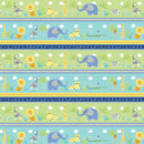 Sweet Safari 9893-99 Stripe Multi by Greta Lynn for Kanvas with Benartex