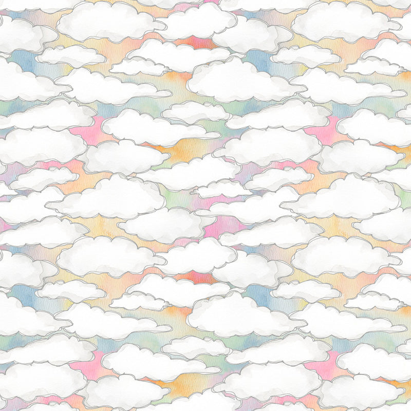 Sweet World 3021 10513 514 Clouds A/O Multi by Charlotte Grace for Wilmington Prints