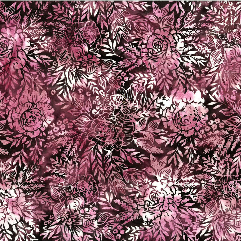 The Cellar Batik T2384-11 Mauve by Hoffman Fabrics