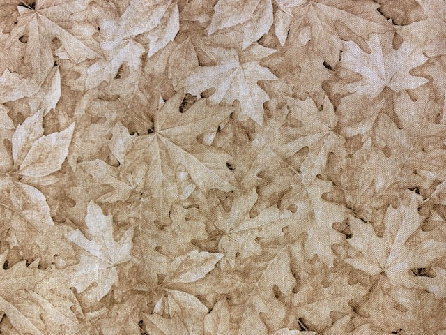 The Great White North 28800-E Packed Leaves by Dan Morris for Quilting Treasures