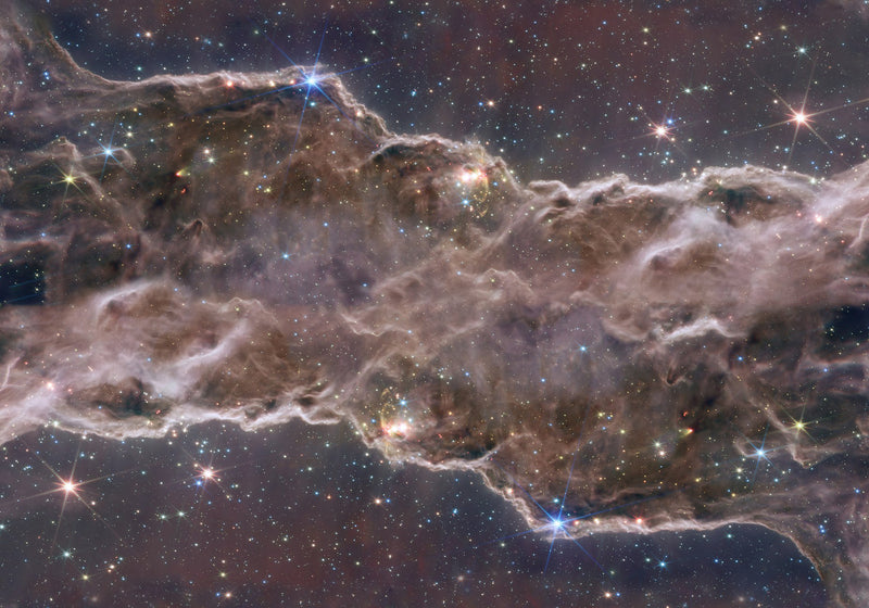 The Hidden Universe RJ6021-GR1D Cosmic Cliffs Grey by RJR Fabrics