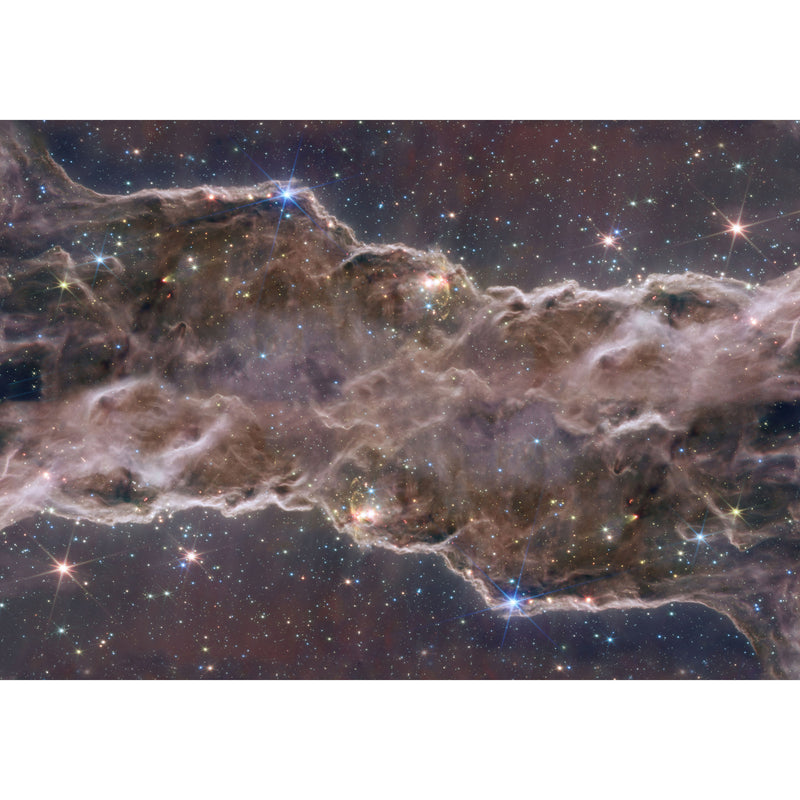 The Hidden Universe RJ6021-GR1D Cosmic Cliffs Grey by RJR Fabrics