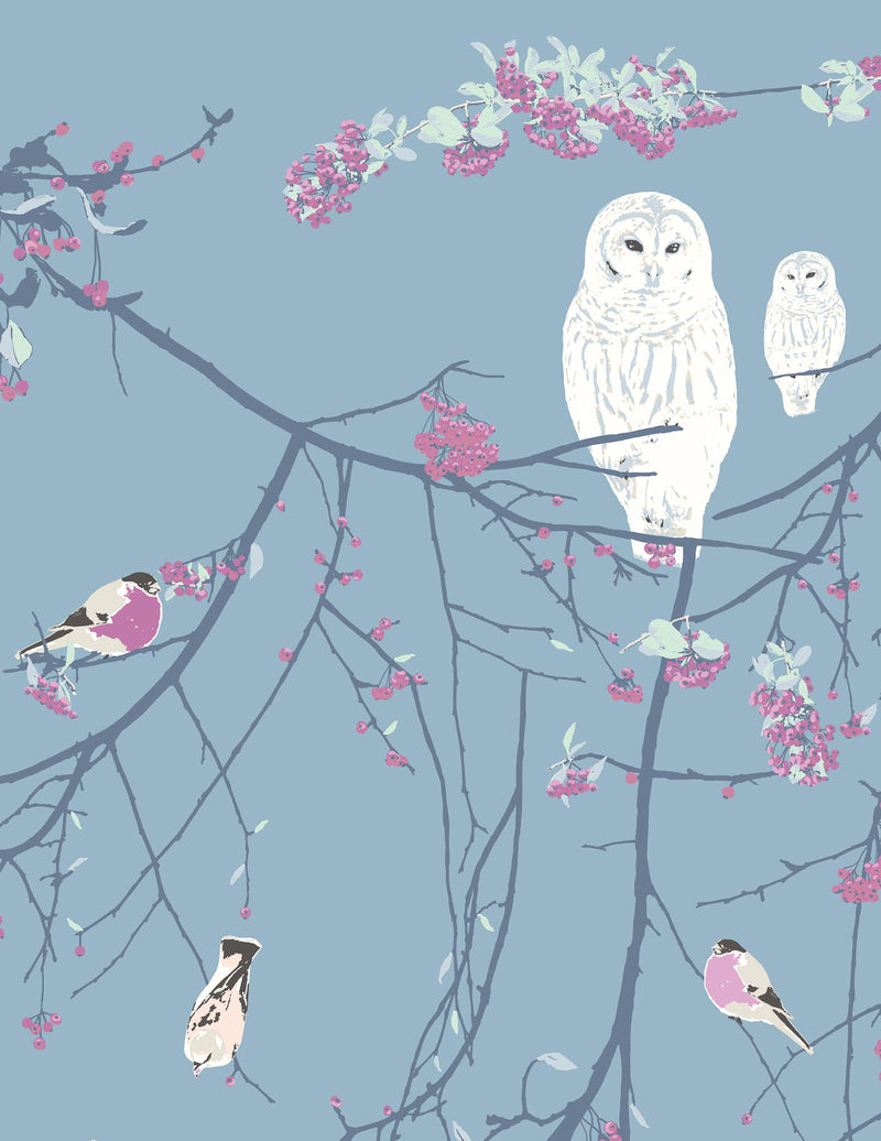 The Season of Tribute - Eclectic Intuition Flannel F4004 Bird Songs Four by Katarina Roccella for Art Gallery Fabrics