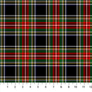 Totally Tartan Wovens W24503-99 Northcott Black Multi by Northcott Studio for Northcott
