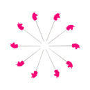 Tula Pink Unicorn Head Straight Pins