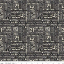 Trick or Treat C5993-BLACK Words Carta Bella for Penny Rose Fabrics for Riley Blake Designs