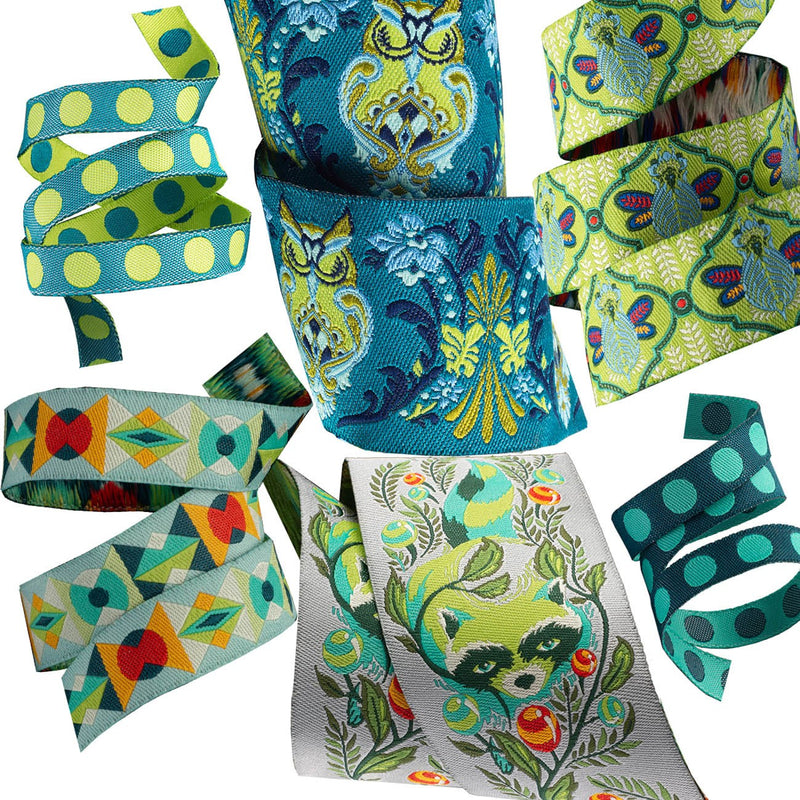 Renaissance Ribbons Amy Butler-Splendor-Designer Pack Ribbons, Assorted