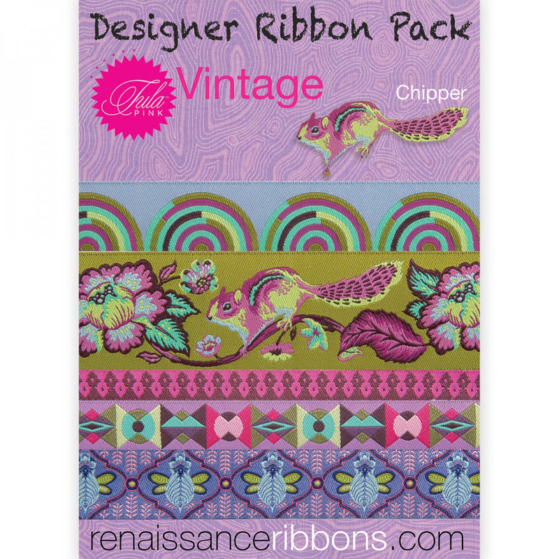 Tula Pink Vintage Chipper Ribbon Pack