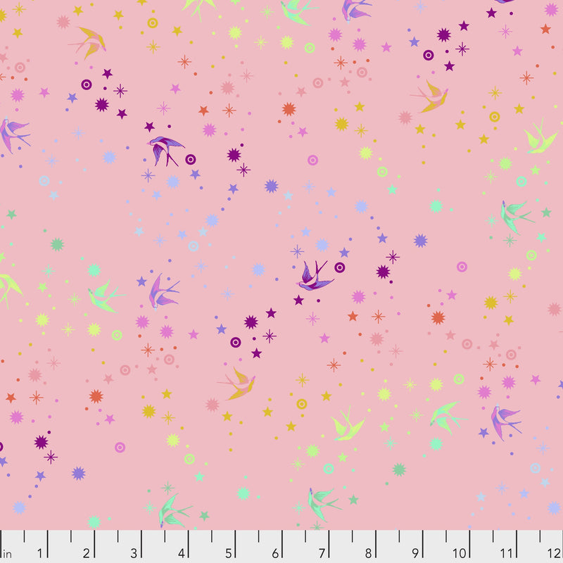 Tula's True Colors PWTP133.BLUSH Fairy Dust by Tula Pink for Free Spirit
