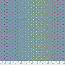 Tula's True Colors PWTP151.PEACOCK Hexy Rainbow by Tula Pink for FreeSpirit