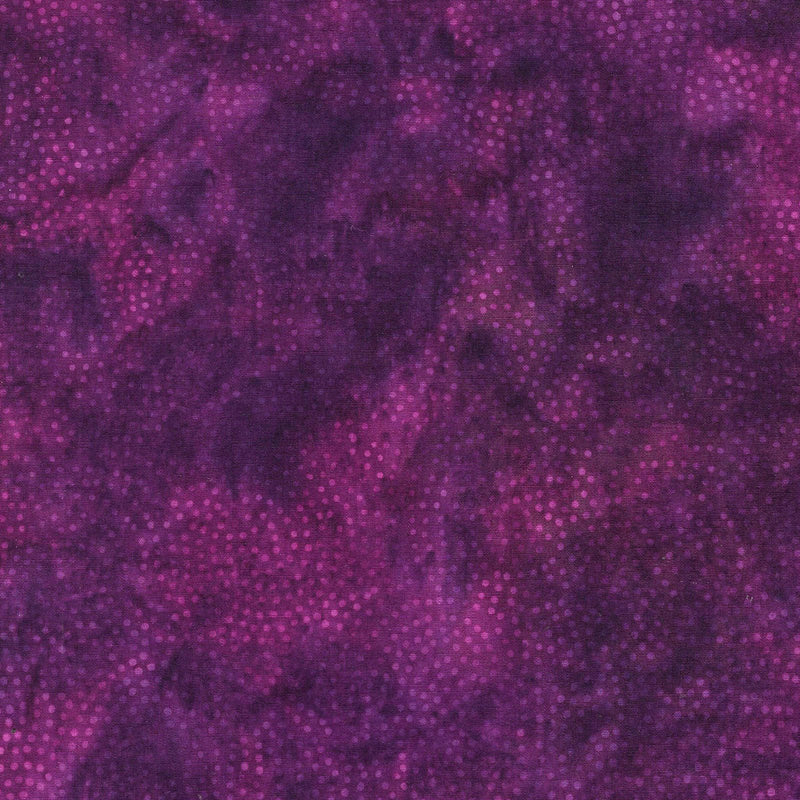 Twilight Glow Batik 112135485 Paisley Dot Blackberry by Island Batik