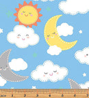 Twinkle Comfort Flannel 12880F-55 Twinkle Sky Flannel Blue by Kanvas Studio for Benartex