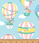 Twinkle Comfort Flannel 12881F-53 Up, Up & Away Flannel Sky Blue by Kanvas Studio for Benartex