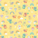 Twinkle Comfort Flannel 12884F-33 The Cat's Meow Flannel Yellow by Kanvas Studio for Benartex