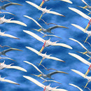 Tyranno-Chorus 1548-77 Blue Flying Pteranodons JQ Designs Blank Quilting