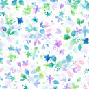 Wading with Water Lilies U5060-324 Dragonfly by Hoffman Fabrics
