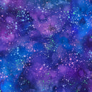 Wading with Water Lilies U5061-81 Violet by Hoffman Fabrics