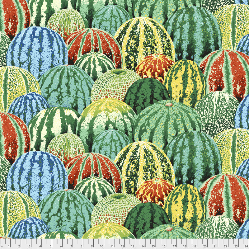 Watermelons PWPJ103.GREEN by Philip Jacobs for Free Spirit