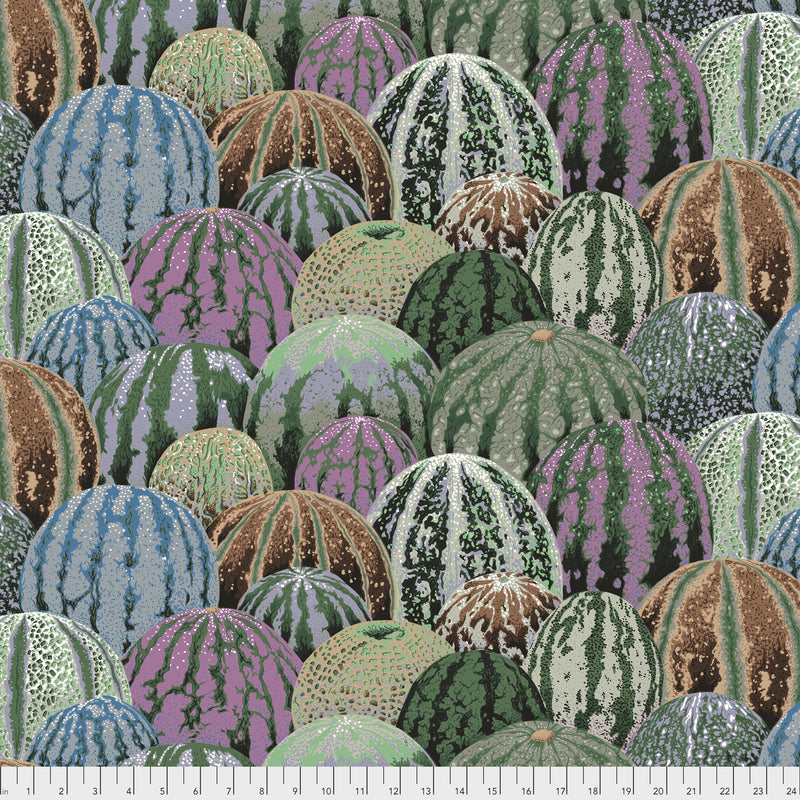 Watermelons PWPJ103.GREY by Philip Jacobs for Free Spirit