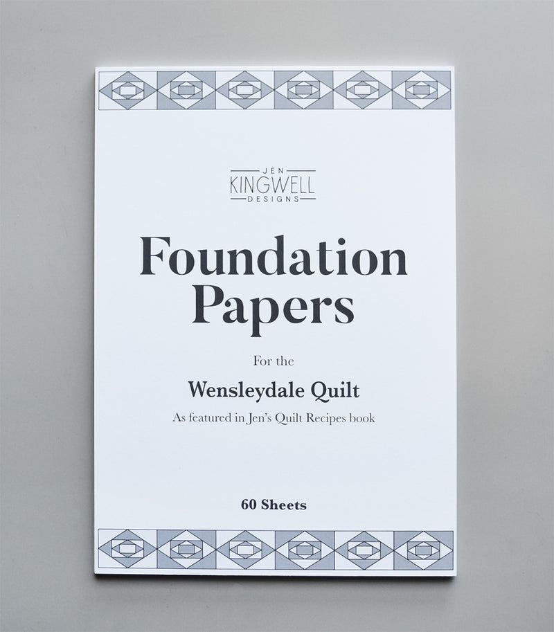 Wensleydale Quilt Foundation Papers - 60 Sheets