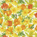 Wild Blossoms 48731-11 Cream Daisies and Poppies by Robin Pickens for Moda
