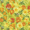 Wild Blossoms 48731-13 Sunlit Daisies and Poppies by Robin Pickens for Moda