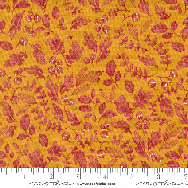 Wild Blossoms 48736-17 Honeycomb Leafy World by Robin Pickens for Moda
