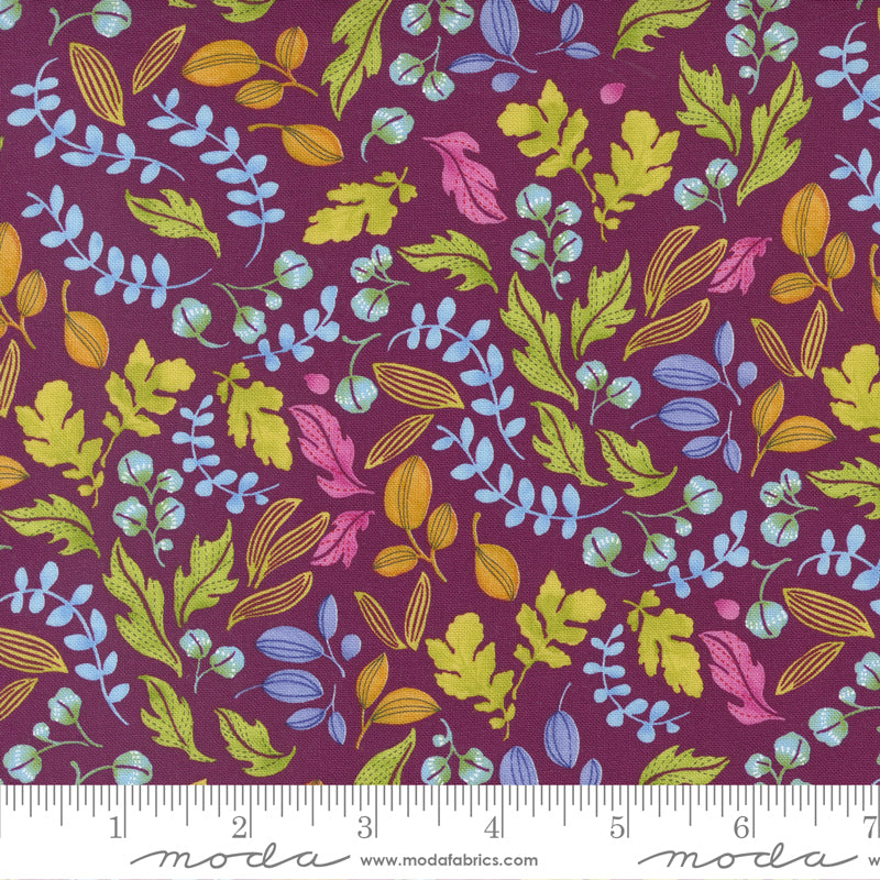 Wild Blossoms 48736-22 Berry Leafy World by Robin Pickens for Moda
