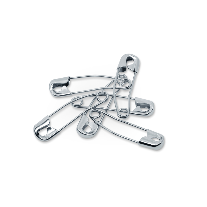 Coil-less Curved Safety Pins