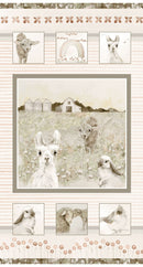 You Are Loved Panel 9814P-23 Pink/Taupe by Dawn Rosengren for Henry Glass