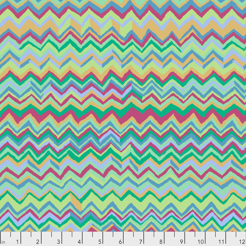 Zig Zag PWBM043.AQUAX by Brandon Mably for Free Spirit