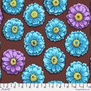 Zinnia PWGP031.AQUA by Kaffe Fassett for Free Spirit