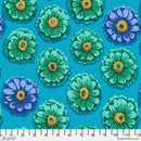 Zinnia PWGP031.BLUE by Kaffe Fassett for Free Spirit